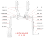  美倍力残疾人左脚迁延辅助加速踏板装置